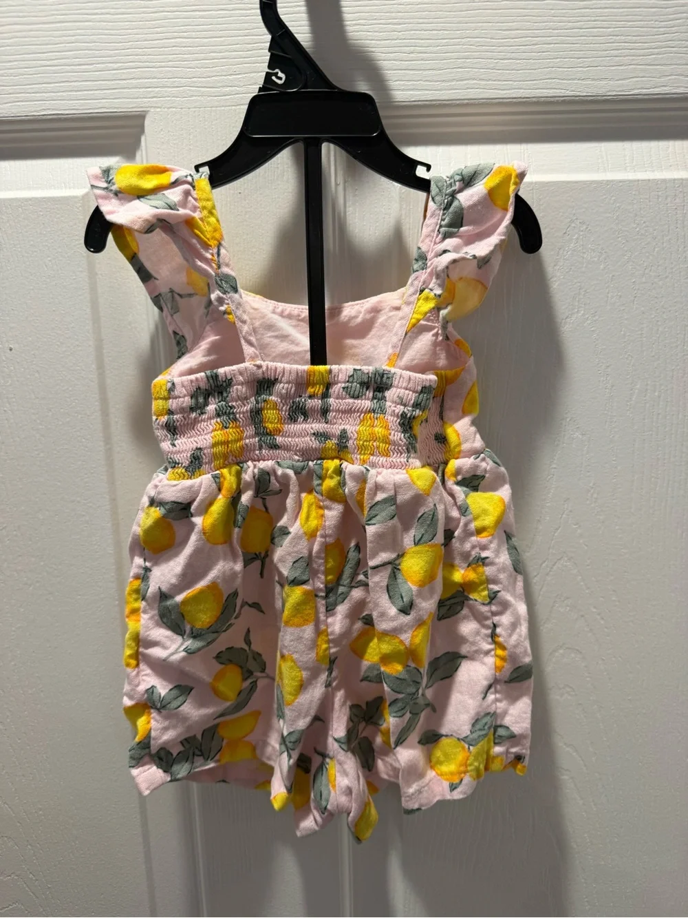 GAP Pink Lemon Print Romper